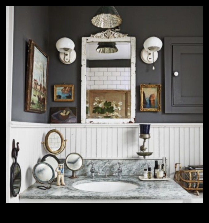 איך אני מקשט חדר רחצה בהשראת וינטג' עם נגיעות שאבי שיק?