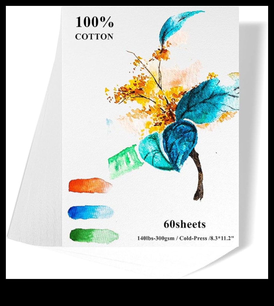 נייר בצבעי מים יוצר מוצא יצירתי לכל ה-4 יצירה עם נייר בצבעי מים: יצירת אפקטים מצוירים ויפים