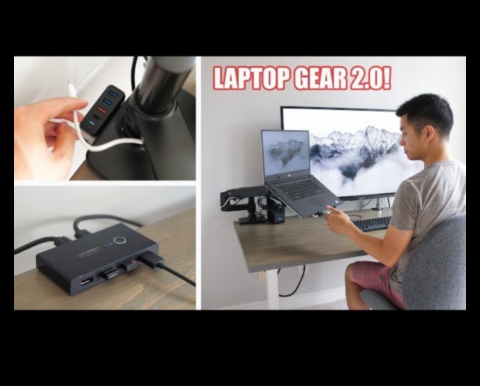 דומיננטיות של עגינה לשולחן העבודה: אביזרים לחיבור חלק של מחשב נייד